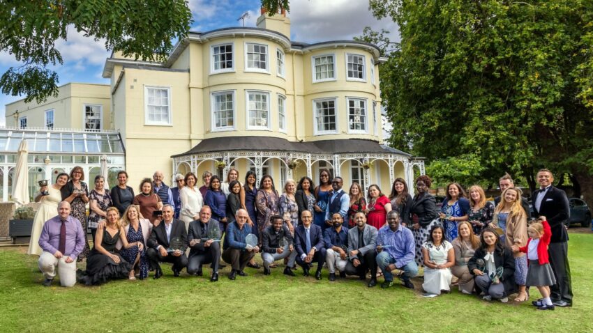 Awards ceremony at Bridge House Care Home in Twyford